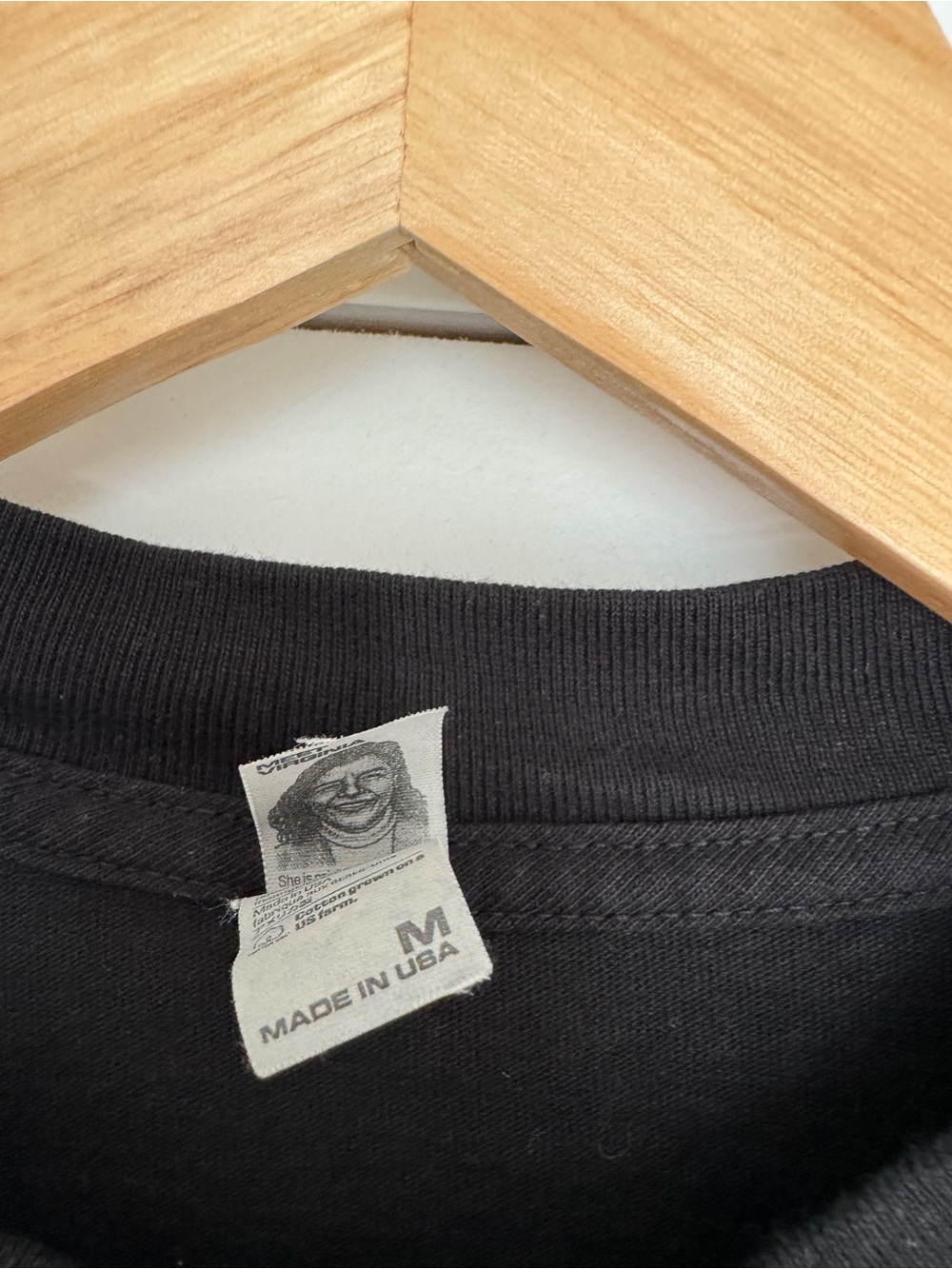 Alphalete Black Short Sleeve Tee with White "MORE" Graphic - Picture 3 of 3